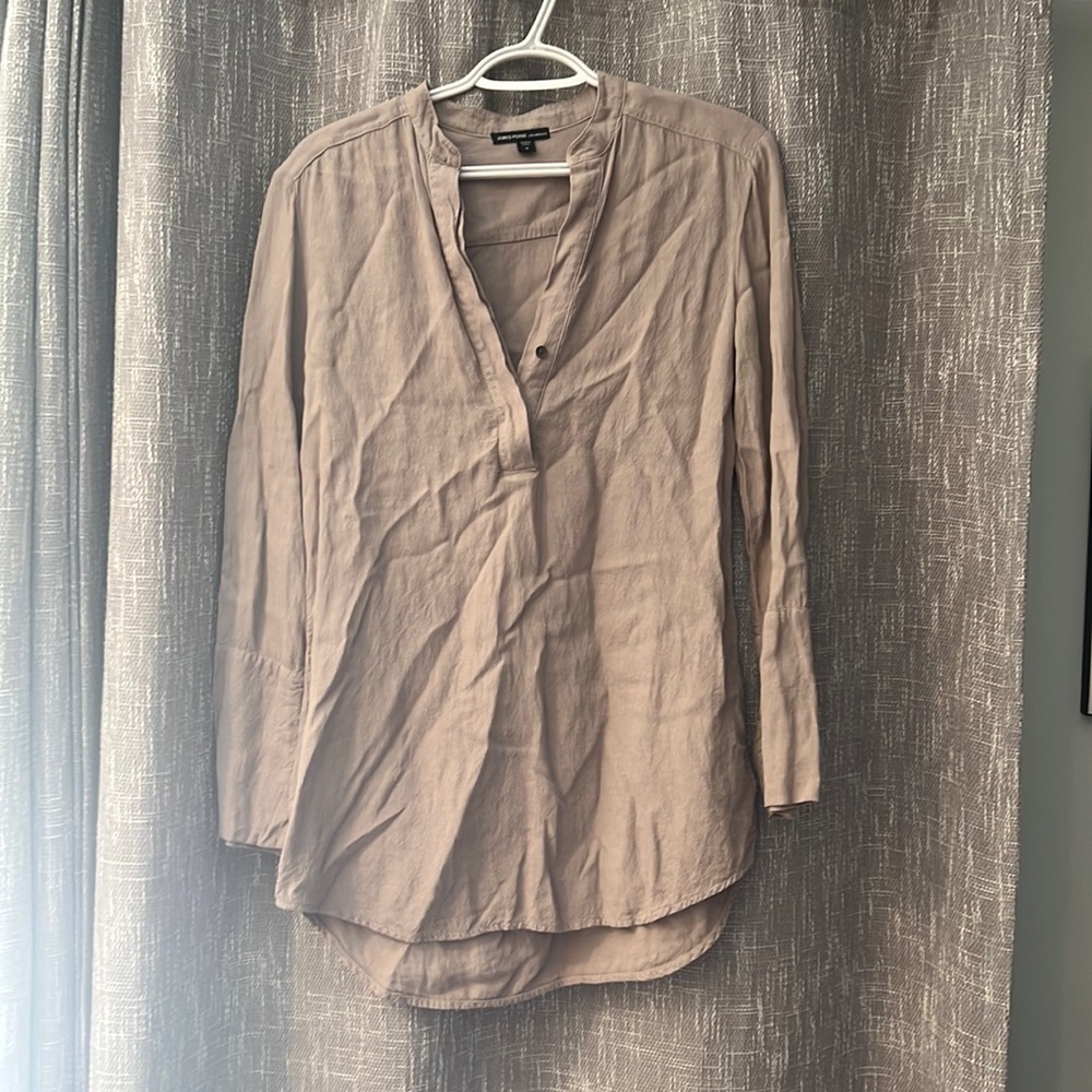 Tan, James Perse shirt, size 3